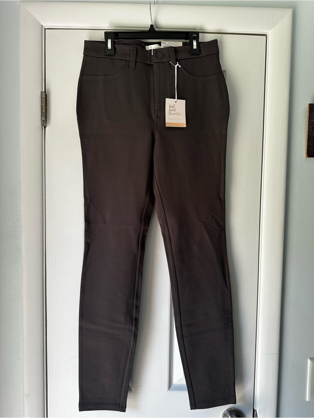 LC Lauren Conrad Ponte Skinny Pants — Dark Gray